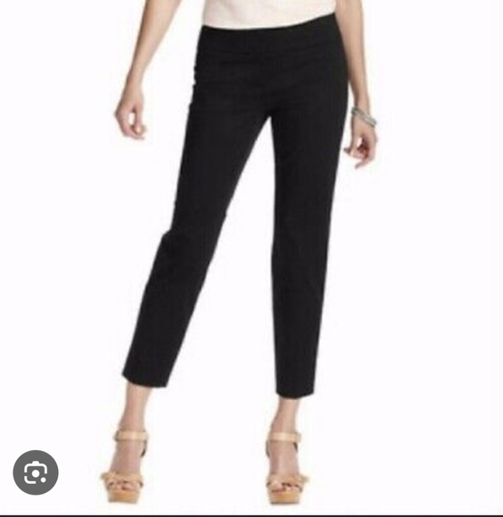 Loft Animal Print Zoe Slim Ankle Pants - Picture 2 of 5